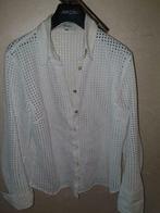 mooie blouse met gaatjes Scapa maat 40 wit, MET, Gedragen, Maat 38/40 (M), Ophalen of Verzenden