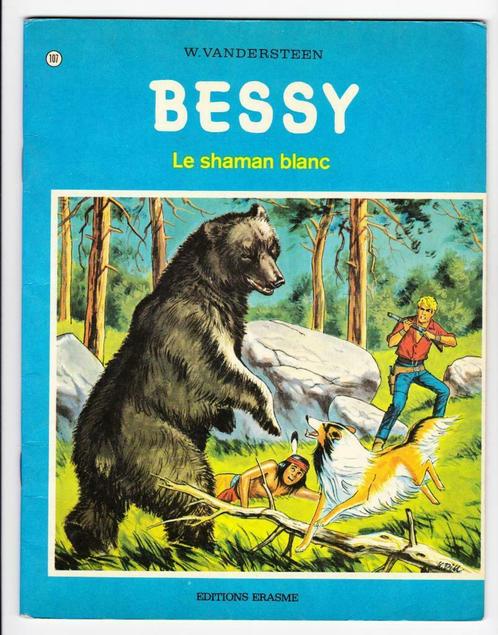 Livre - BD - BESSY " Le shaman blanc " - Edition Erasme 1973, Boeken, Stripverhalen, Gelezen, Ophalen of Verzenden