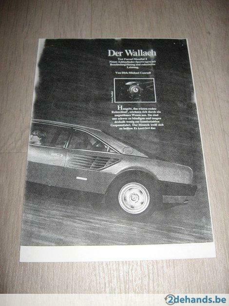 Auto Motor Sport Test Ferrari Mondial 8 mit 214PS im TEST, Auto diversen, Handleidingen en Instructieboekjes