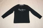 Shirt noire garçon manches longues 'Pepe jeans', 12 ans