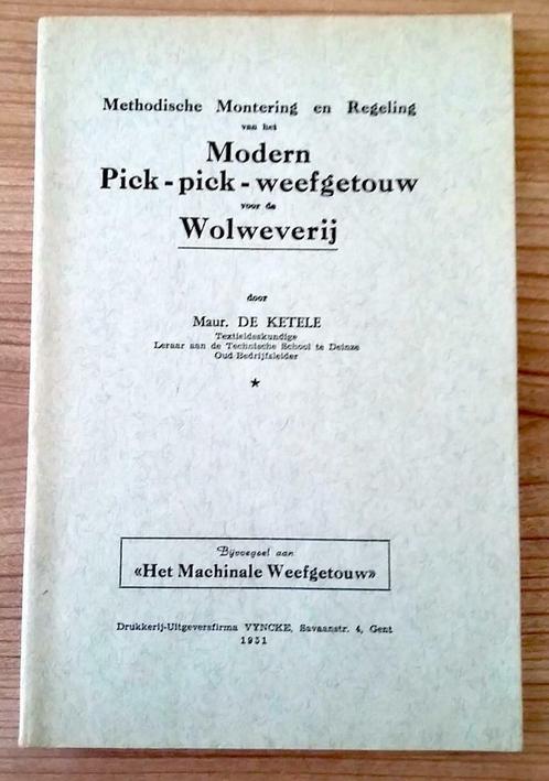 Modern Pick-Pick-weefgetouw voor de Wolweverij, Antiquités & Art, Antiquités | Livres & Manuscrits, Enlèvement ou Envoi