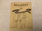 Oude reclame folder Balleroy le roy du bas, Verzamelen, Merken en Reclamevoorwerpen, Ophalen of Verzenden, Gebruikt