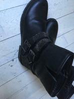 Zwarte biker boots maat 40 als nieuw, Comme neuf, Enlèvement ou Envoi