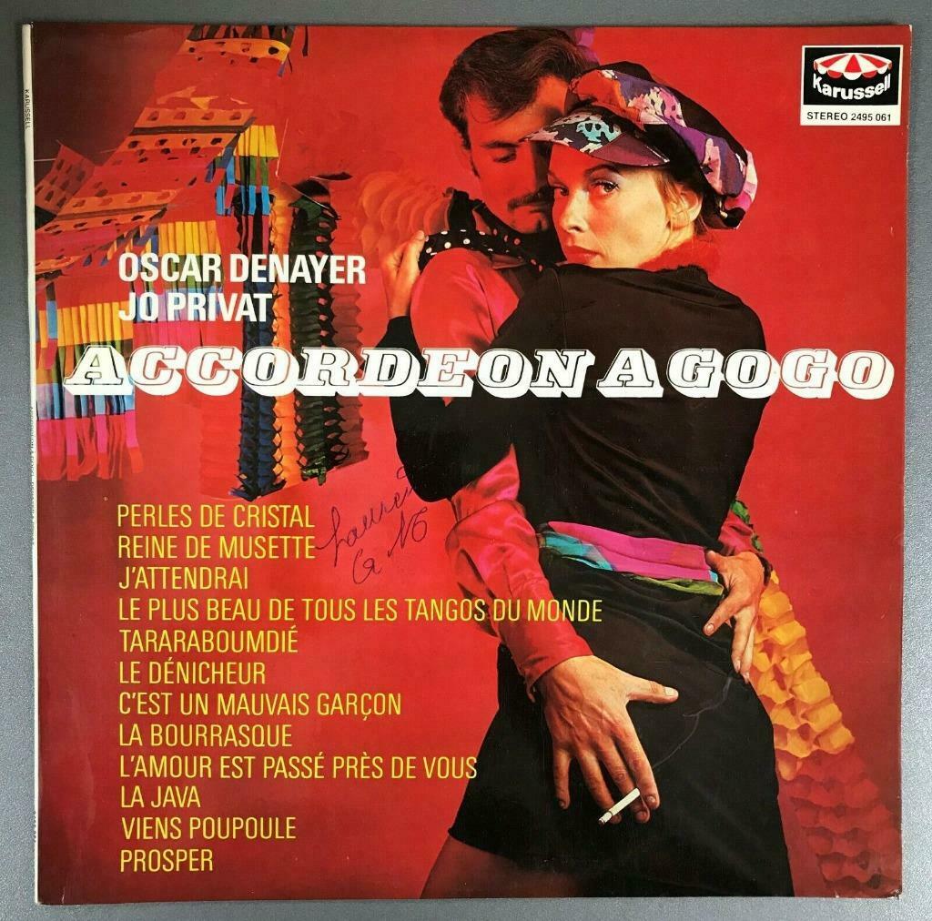 Vinyle de Oscar Denayer & Jo Privat: Accordéon à gogo -, Enlèvement ou Envoi