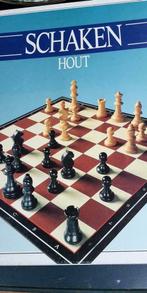 Houten schaakspel mooie Staat, Ophalen of Verzenden, Zo goed als nieuw