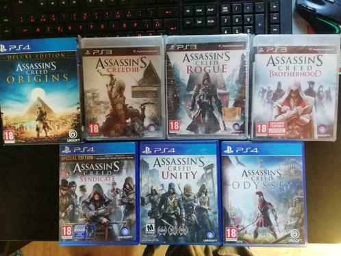 Assassin's Creed lot PS4 & PS3, Games en Spelcomputers, Games | Sony PlayStation 4, Zo goed als nieuw, Avontuur en Actie, 1 speler