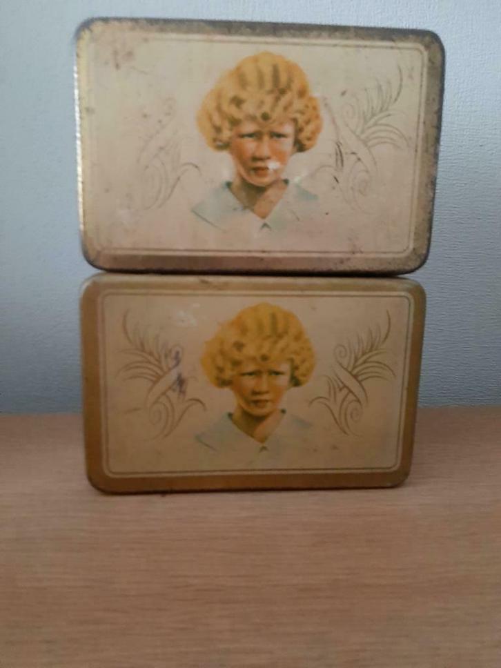 Prince de Liege 2 verschillende siroop dozen, Verzamelen, Koningshuis en Royalty, Gebruikt, Ophalen of Verzenden
