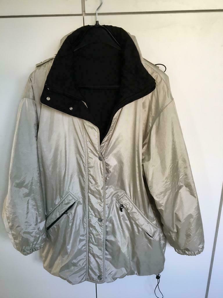 Omkeerbare damesjas met gore-tex, Kleding | Dames, Jassen | Winter, Zo goed als nieuw, Maat 42/44 (L), Beige, Ophalen