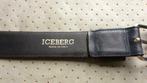 Iceberg donkerblauwe suede riem Disney, Kleding | Heren, 95 tot 105 cm, Overige kleuren, Echt leder, Ophalen of Verzenden