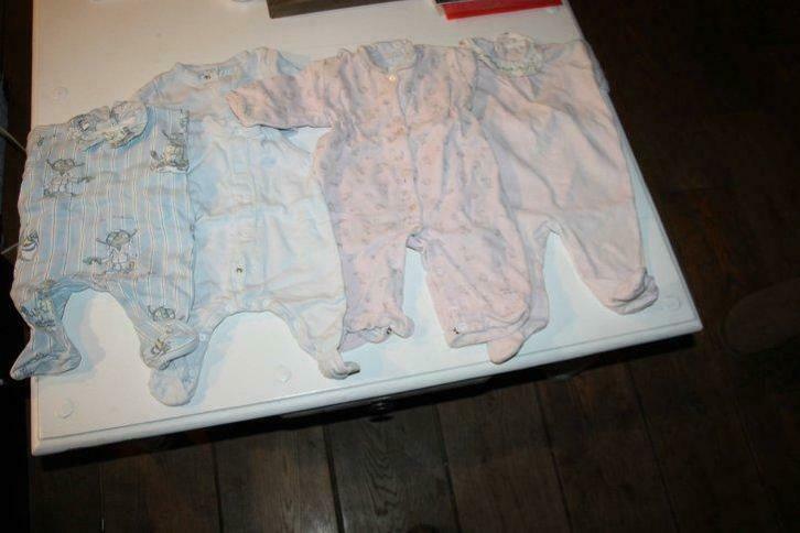 lot de 2 grenouilleres 3 mois bebe, Kinderen en Baby's, Babykleding | Maat 56, Gebruikt, Meisje, Pakje, Ophalen of Verzenden