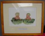 Cadre Anne GEDDES (bébé choux), Bois, Utilisé, Moins de 50 cm, Enlèvement ou Envoi