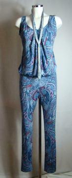 Jump-Suit in Blauw maat ML., Bleu, Taille 42/44 (L), Envoi, Neuf