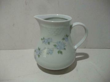 Pot à lait blanc fleur bleu CP Colditz, Comme neuf, Enlèvement, Autres types, Autres styles