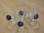 4 Palm bierglazen, Huis en Inrichting, Keuken | Servies, Ophalen, Zo goed als nieuw, Glas, Glas of Glazen