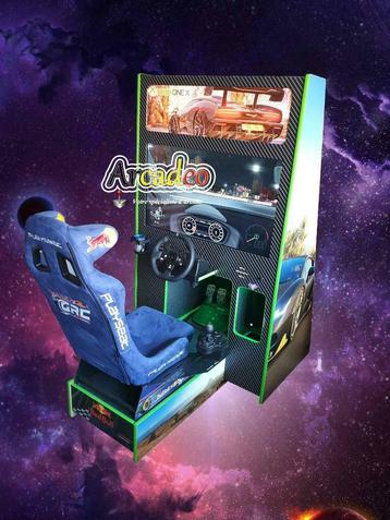 Borne d'arcade - Simulateur automobile - "Arcadeo"