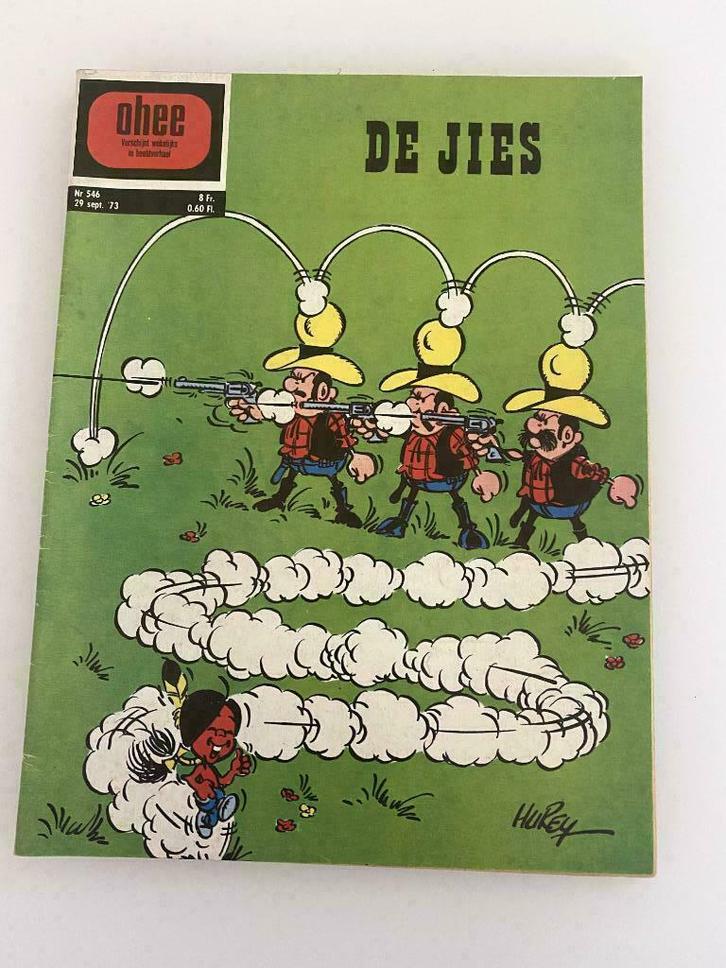 Strip Ohee 546 29 sep 1973 De Jies, Boeken, Stripverhalen, Gelezen, Eén stripboek, Ophalen of Verzenden