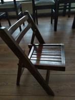 Vintage houten kinderklapstoeltje, Ophalen of Verzenden, Zo goed als nieuw