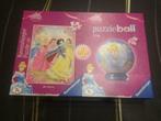 puzzel prinsessen 100 st + puzzelball 60 st, Meer dan 50 stukjes, Ophalen of Verzenden, Zo goed als nieuw