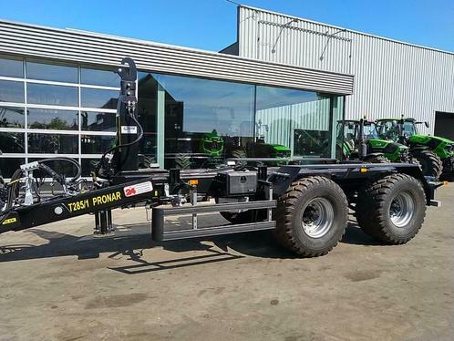 Pronar T285/1, 23ton MTM containerchassis + vering + sturing, Zakelijke goederen, Machines en Bouw | Transport, Ophalen