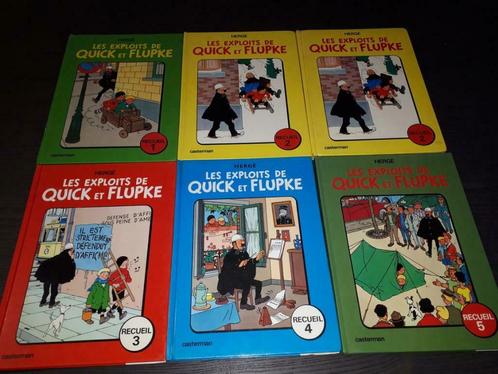 Lot de 6 recueil quick et flupke, Collections, Personnages de BD, Utilisé, Enlèvement ou Envoi