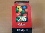Inkt Lexmark colour 26, Nieuw, Cartridge, Ophalen of Verzenden, Lexmark