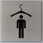 Pictogramme, plaque signalétique « vestiaire HOMMES » pour l, Ophalen of Verzenden, Nieuw zonder verpakking, Inrichting
