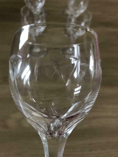 7 verres à porto en cristal, Antiquités & Art, Antiquités | Verre & Cristal