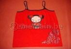 Top Pucca T : L, Comme neuf, Sans manches, Taille 42/44 (L), Rouge