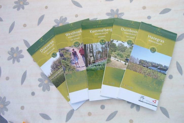 5 wandelroutes, wandelen, Hobby & Loisirs créatifs, Hobby & Loisirs Autre, Enlèvement ou Envoi