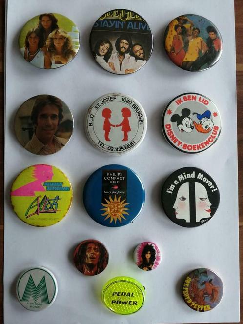 Collection de diverses button Pin's  pin vintage, Collections, Broches, Pins & Badges, Utilisé, Bouton, Autres sujets/thèmes, Enlèvement ou Envoi
