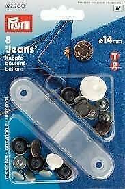 8 boutons de Jeans 14 mm dessin : feuille laurier Prym622200, Hobby & Loisirs créatifs, Couture & Fournitures, Neuf, Enlèvement ou Envoi