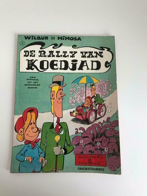 Wilbur en Mimosa - De rally van Koedjad (EERSTE DRUK), Livres, BD, Utilisé, Une BD, Enlèvement ou Envoi