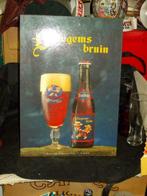 Beersign.Kartonnen Reclame Bellegem's Bruin.Bellegem, Ophalen of Verzenden, Gebruikt, Reclamebord