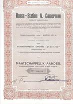 Hansa - Station  A. Camerman, Postzegels en Munten, Aandelen en Waardepapieren, 1950 tot 1970, Ophalen of Verzenden, Aandeel