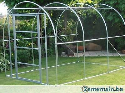 Cadre volière enclos parc 3x2x2m poulailler chatiere XXL, Dieren en Toebehoren, Katten-accessoires, Nieuw, Verzenden