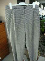 7/8 zomerbroek zwart/wit geruit maat 48, Kleding | Dames, Gedragen