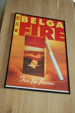 BELGA Fire poster, Verzamelen, Ophalen, Zo goed als nieuw, Reclamebord