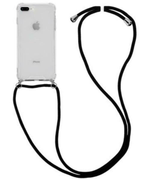 Apple iPhone 8 Plus/7 Plus Hybride BackCover met KOORD NIEUW, Télécoms, Téléphonie mobile | Housses, Coques & Façades | Apple iPhone