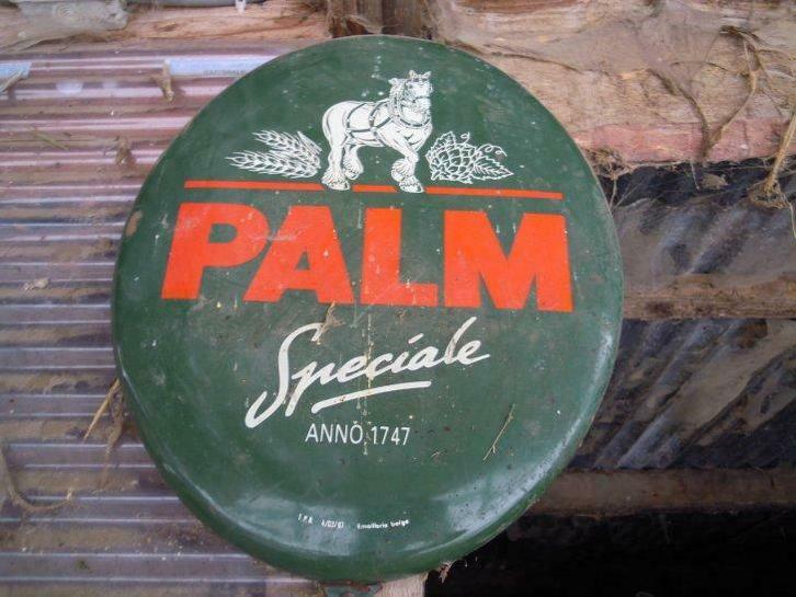 A vendre plaque émaillée PALM, Verzamelen, Merken en Reclamevoorwerpen, Gebruikt, Ophalen of Verzenden