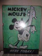 Mickey Mouse plaat retro, Verzamelen, Ophalen of Verzenden, Huis en Inrichting