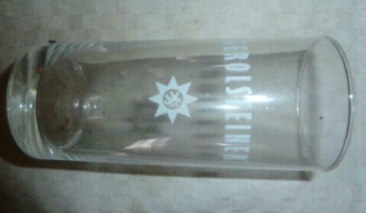 # frisdrank glas GEROLSTEINER, Verzamelen, Glas en Drinkglazen, Gebruikt, Waterglas, Ophalen of Verzenden
