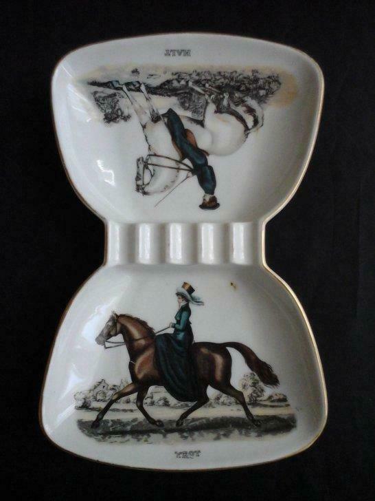 Italiaans bord in Laveno / Verbano 50/60 porselein, Antiek en Kunst, Antiek | Keramiek en Aardewerk, Ophalen of Verzenden