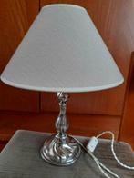 Lampe de table en métal argenté des années 60, Comme neuf, Enlèvement