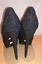 109B* sexy pumps high heel noirs ATMOSPHERE (40), Noir, Escarpins, Porté, Envoi