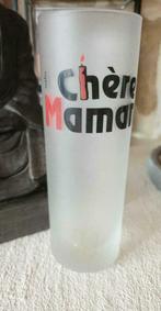 Ondoorzichtig glas Lieve mama Moederdag, Hobby en Vrije tijd, Ophalen of Verzenden, Nieuw, Feestartikel