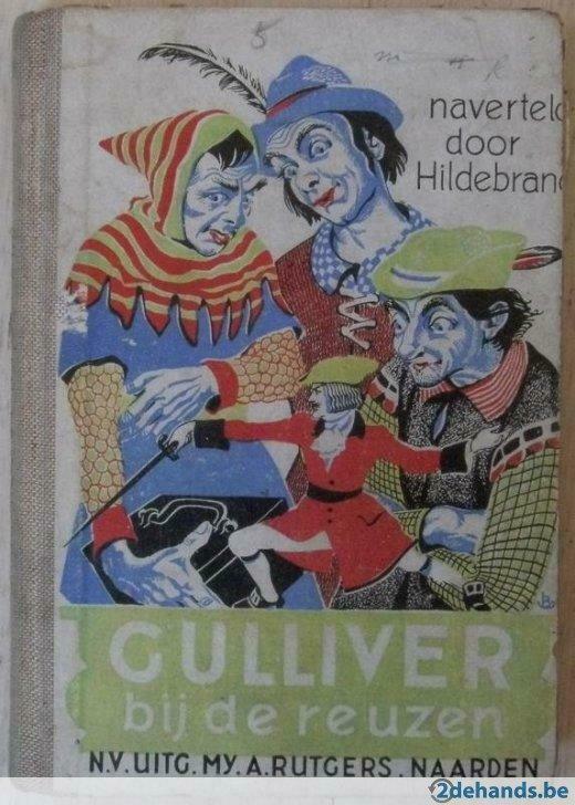 Gulliver bij de reuzen (1949), Antiek en Kunst, Antiek | Boeken en Manuscripten, Ophalen of Verzenden
