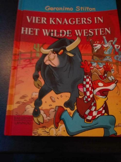 Geronimo Stilton - Vier knagers in het wilde westen, Livres, Livres pour enfants | Jeunesse | Moins de 10 ans, Comme neuf, Enlèvement ou Envoi