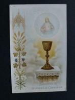 Carte de prière première communion Julia Buedts 1895, Envoi, Image pieuse