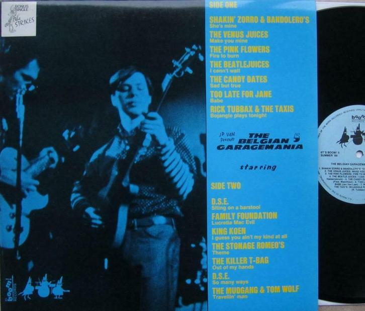 Verzamel : LP The Belgian Garagemania - Vol. 5 (1989), Cd's en Dvd's, Vinyl | Rock, Alternative, 12 inch, Ophalen of Verzenden