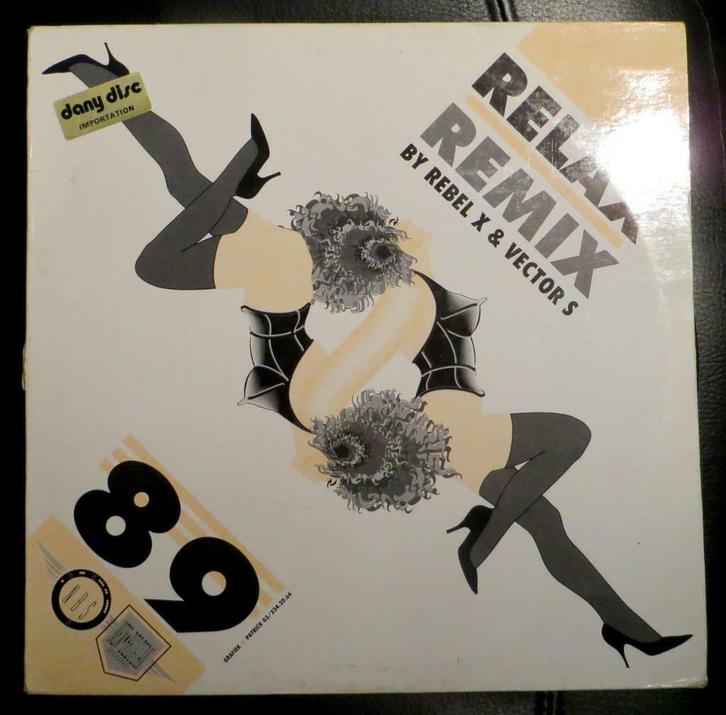12" VINYL - FRANKIE GOES TO HOLLYWOOD RELAX REMIX BY REBEL X, Cd's en Dvd's, Vinyl | Pop, Zo goed als nieuw, 1980 tot 2000, 12 inch